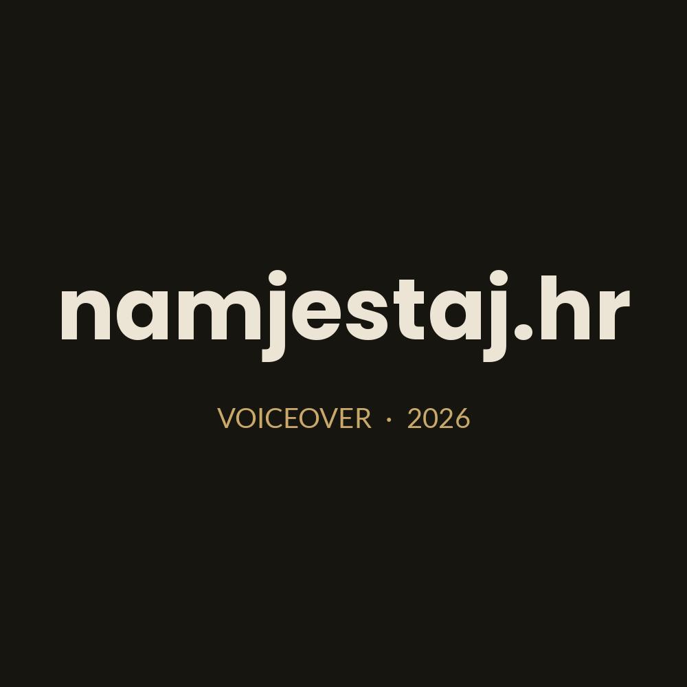 Namještaj.hr - Voiceover (2026)